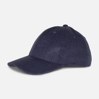 Mens Linen Basic Cap