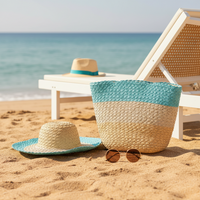 Ladies Fashion Beach Hat & Bag Set