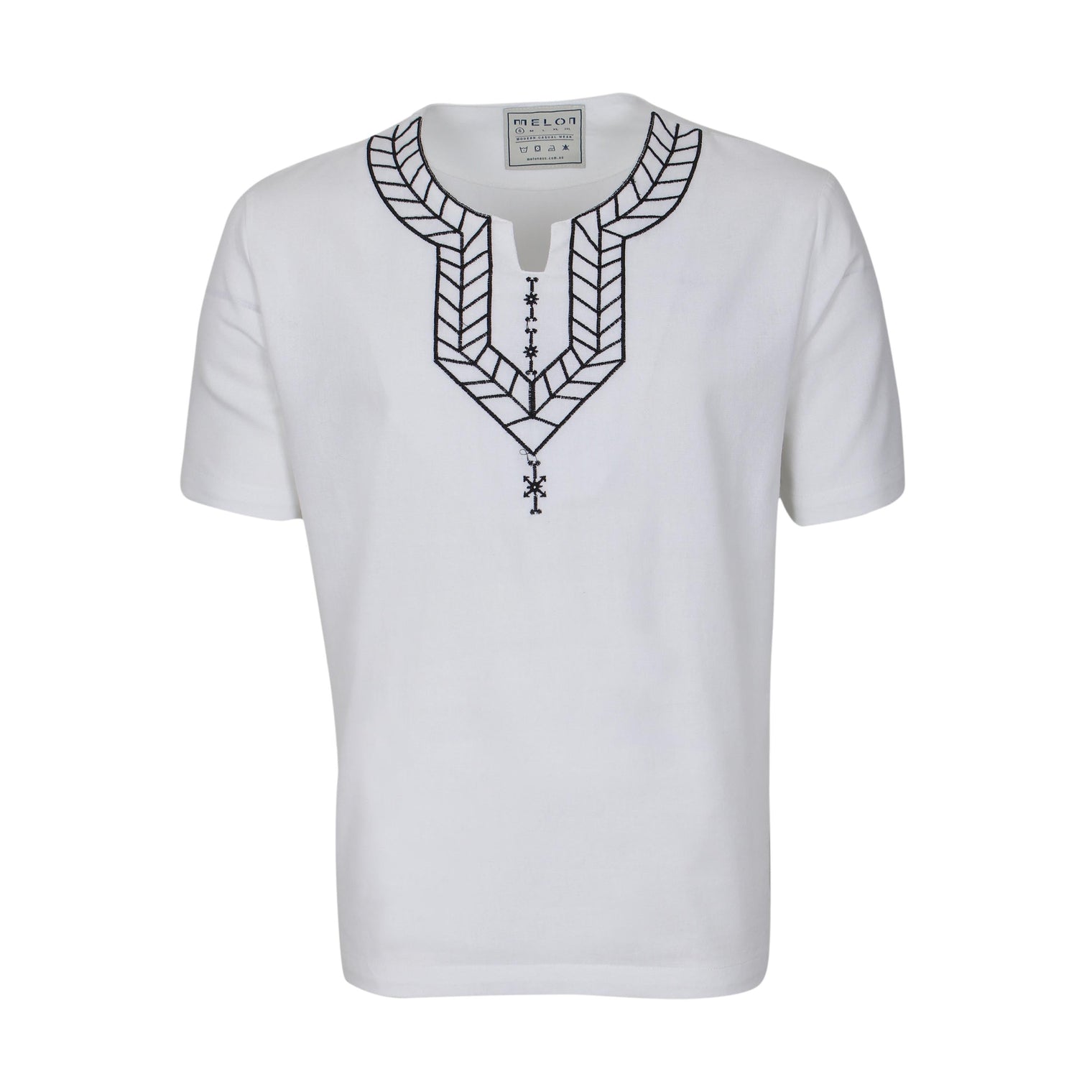 Men Linen Shirt Short Sleeve